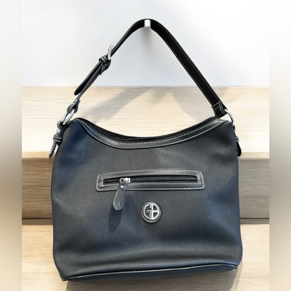 Giani Bernini Saffiano Hobo Black